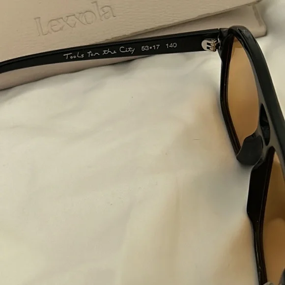 Lexxola Damien black and orange sunglasses - Picture 3 of 4